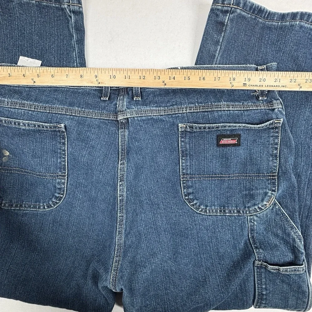 Dickies Men's 44x30 Heavyweight Relaxed Fit Carpenter Workwear Jeans 1993THK GUC